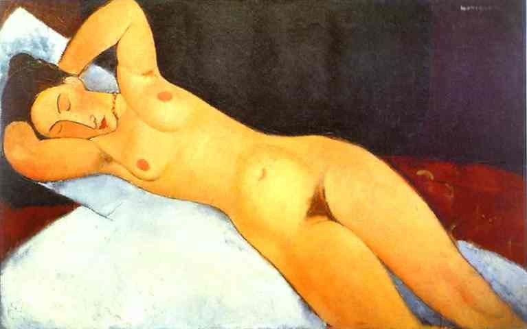 Amedeo Modigliani Nude with a Necklace